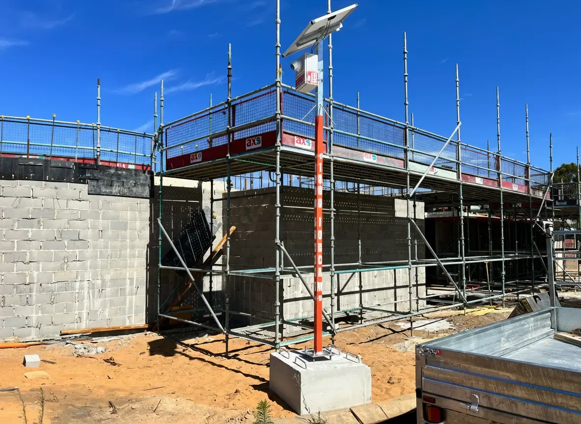 JobCam solar-powered construction site security camera